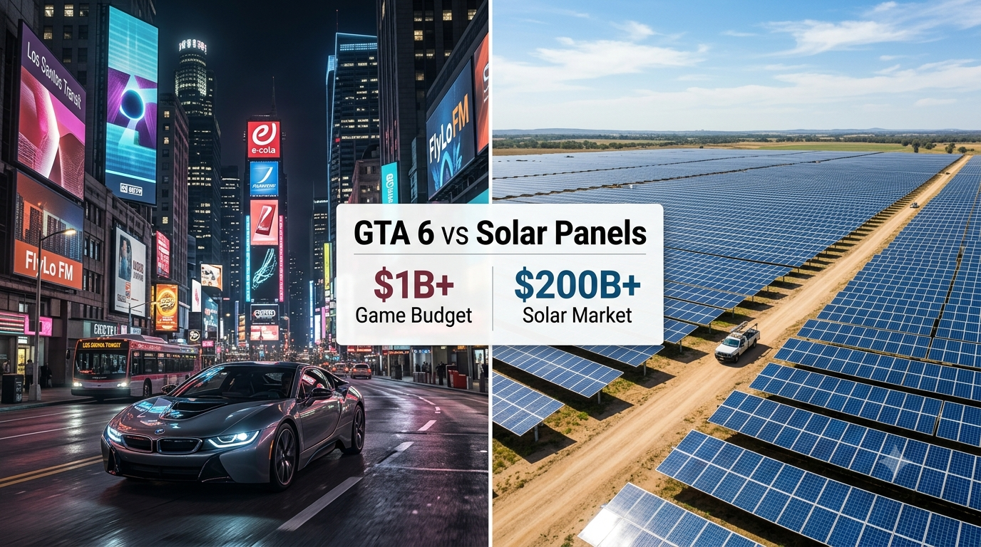 GTA 6 versus solar panel market value