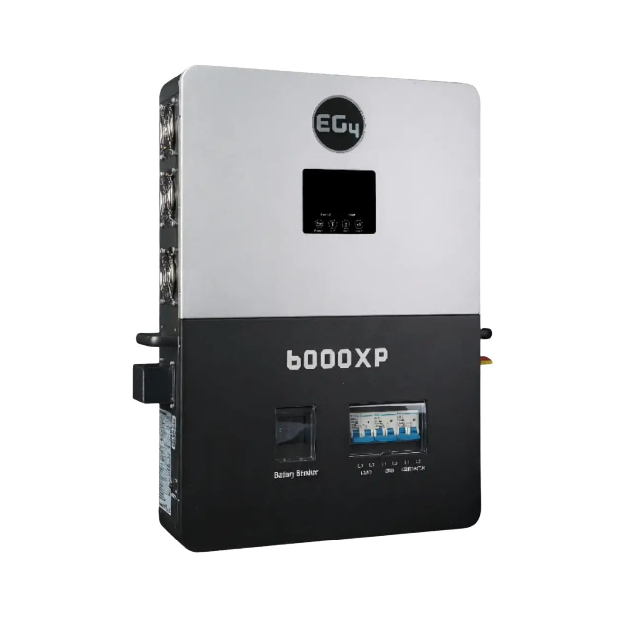 EG4 6000XP right tilt view solar inverter